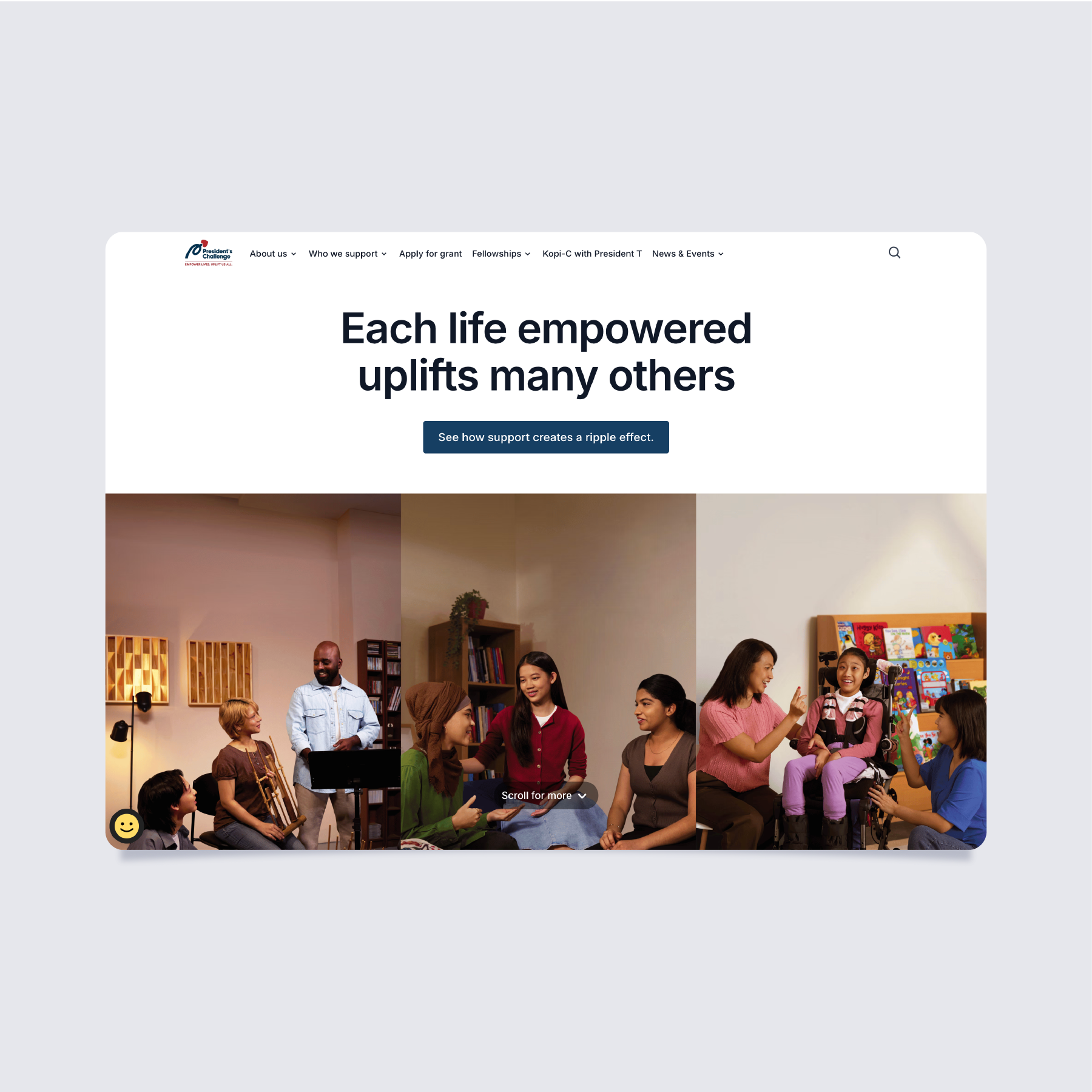 President's Challenge Website